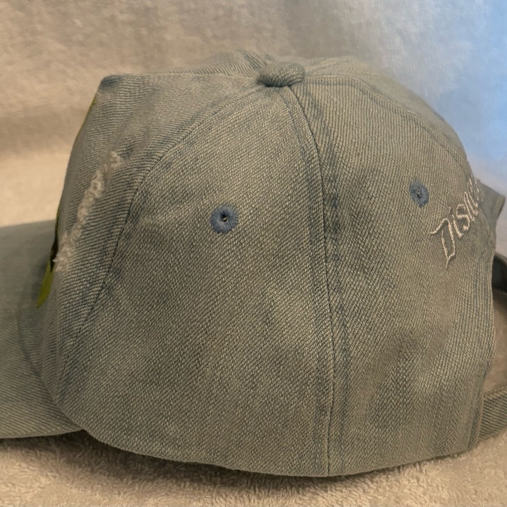 Disney Florida Mickey Mouse Denim tattered look Cap - Picture 3 of 6